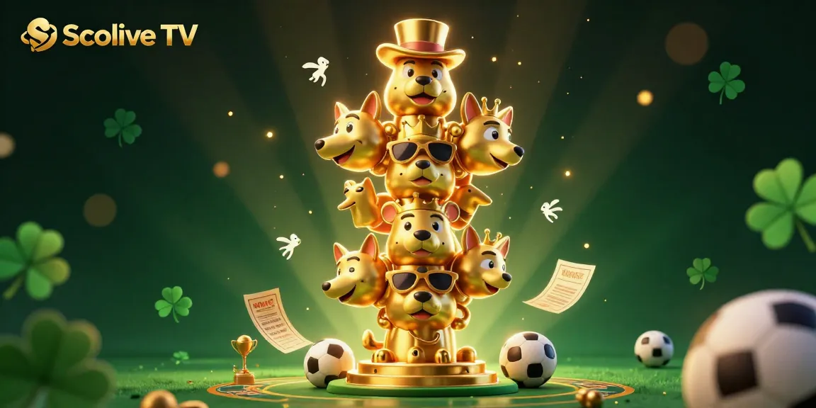 Socolive TV showcases thrilling sports betting with a vibrant totem pole and dynamic elements